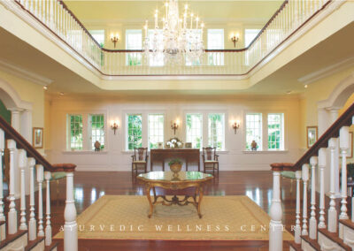 The Ayurvedic Wellness Center promotes the Vedic lifestyle, a natural healthy lifestyle that uses proven Vedic methods to prevent disease, improve health and increase longevity. These include practice of the Transcendental Meditation program to reach full mental and physical potential, a balanced system of exercise, and a healthy and delicious diet. The planning of the entire Carpathia Gardens development is based upon the Vedic principles of urban planning that promote harmony, good luck and ideal health.